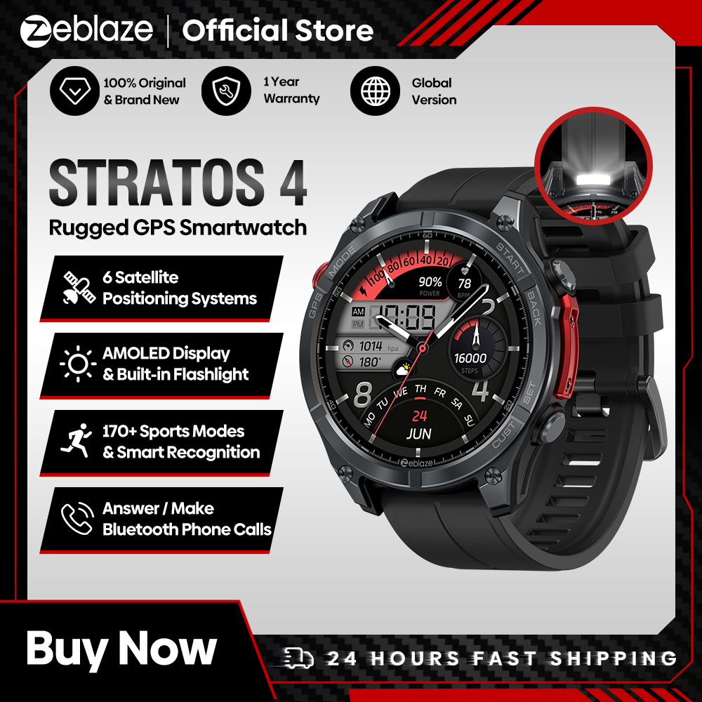 Smartwatch Nexus - جديد Zeblaze Stratos 4 GPS ساعة