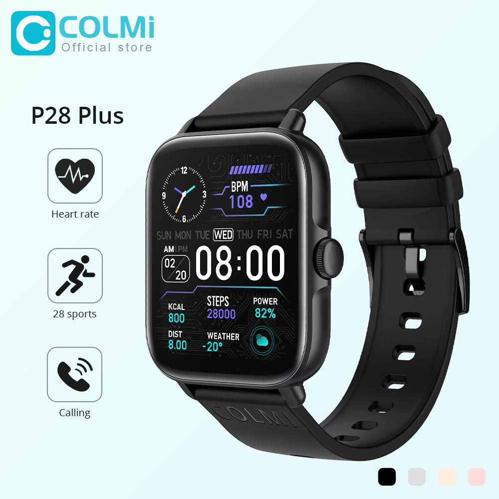 Smartwatch Faces - COLMI P28 Plus بلوتوث الرد على