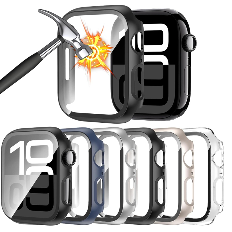 الزجاج المقسى + حافظة لساعة أب - مراجعة Smartwatch Band Accessories وسعره