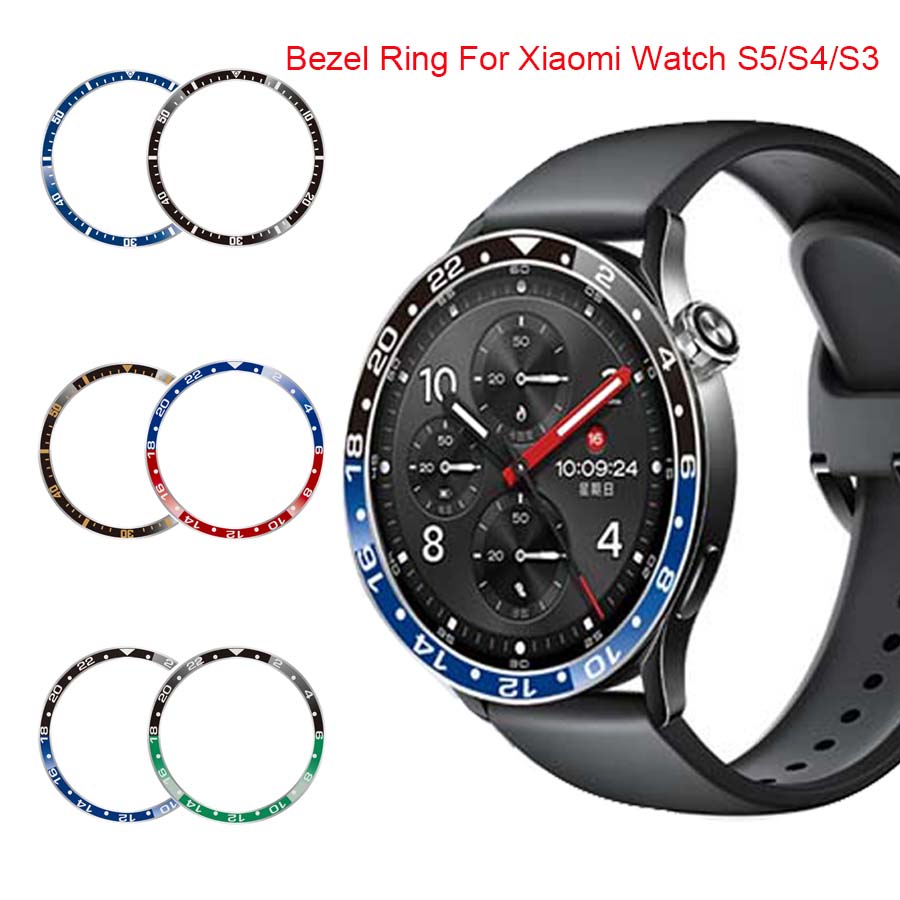حلقة معدنية لحماية ساعة شاومي  - مراجعة Xiaomi Smartwatch S3 Accessories وسعره