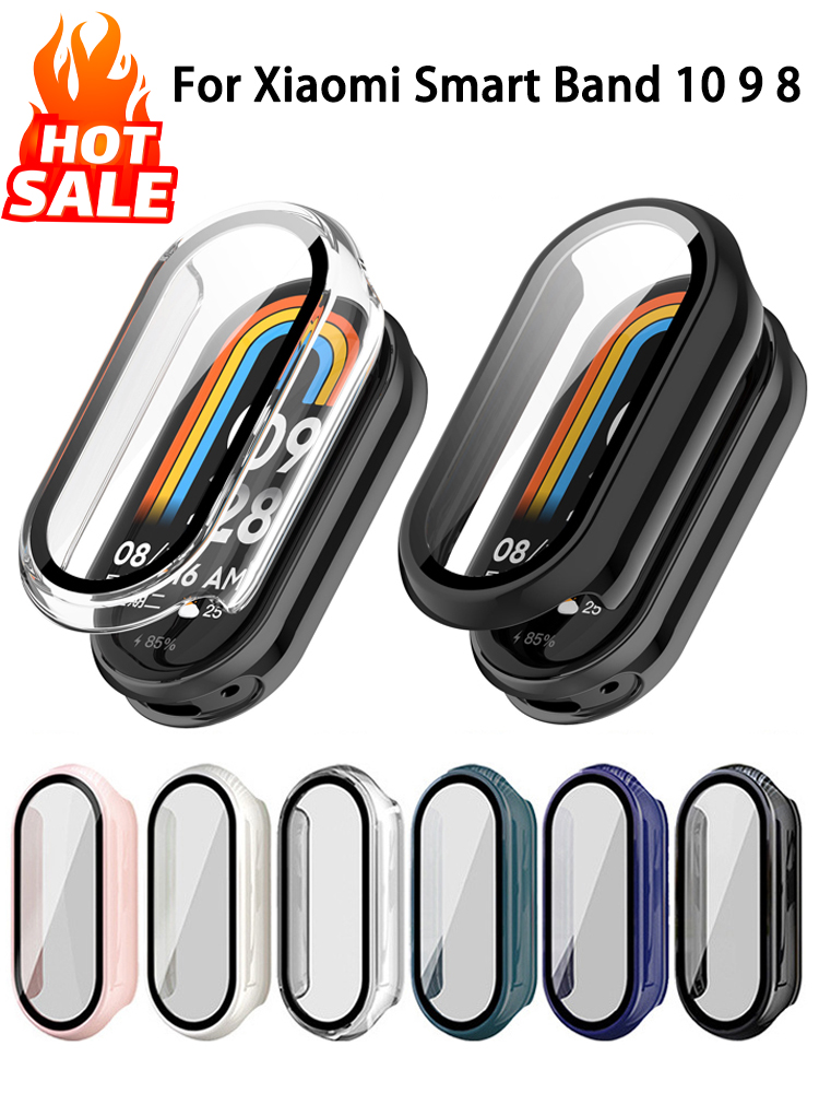 حافظة من الزجاج المقسى + PC له - مراجعة Smartwatch Band Accessories وسعره