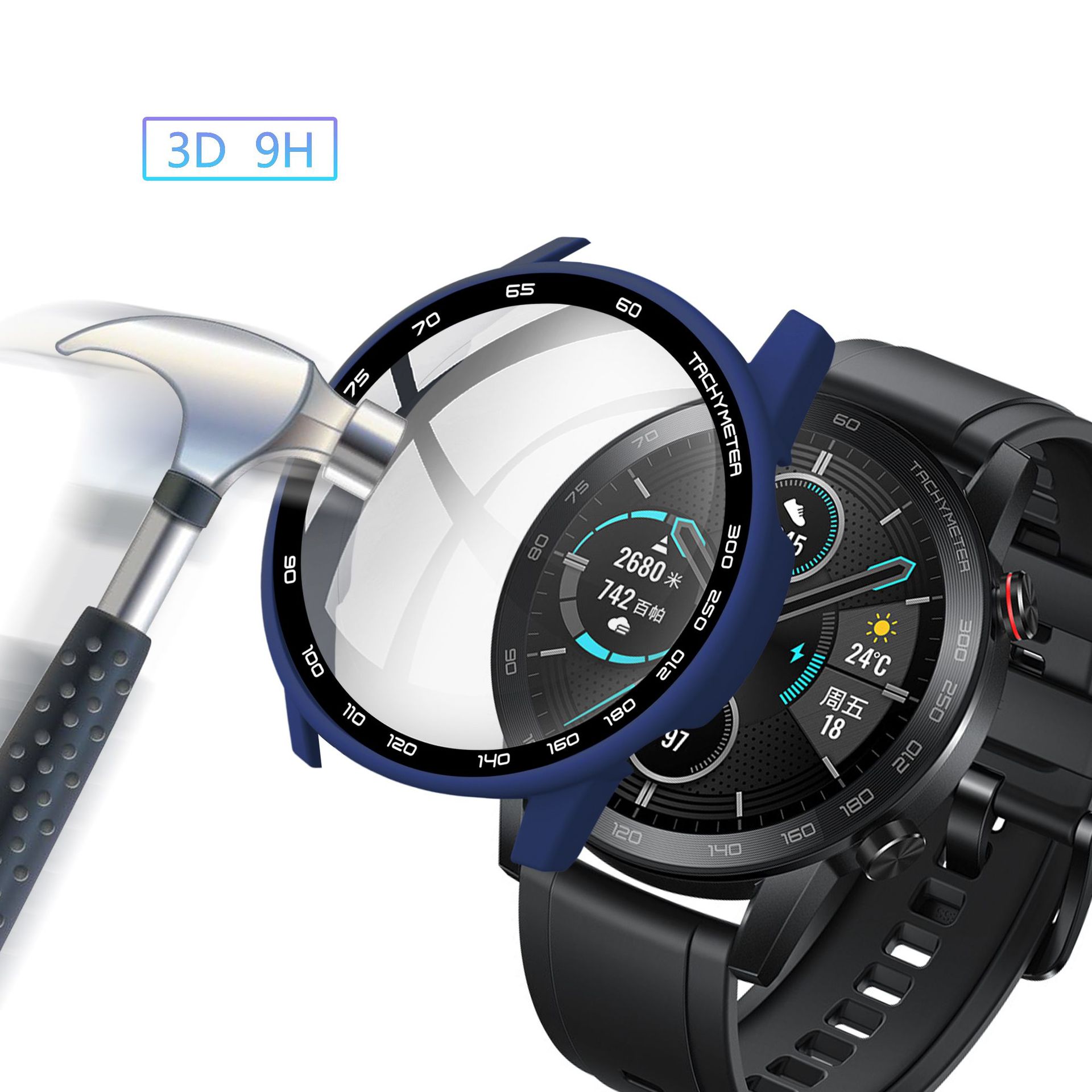 حافة الثابت الزجاج حامي الشاشة - مراجعة Motorola Smartwatch Accessories وسعره