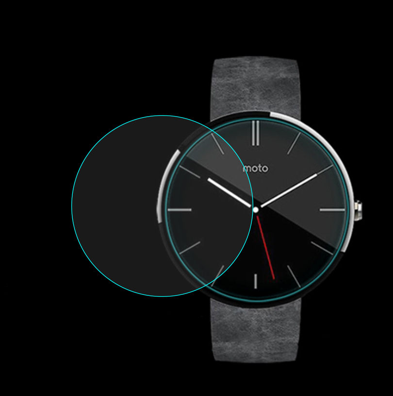 5 قطعة الزجاج المقسى فيلم واقي - مراجعة Motorola Smartwatch Accessories وسعره