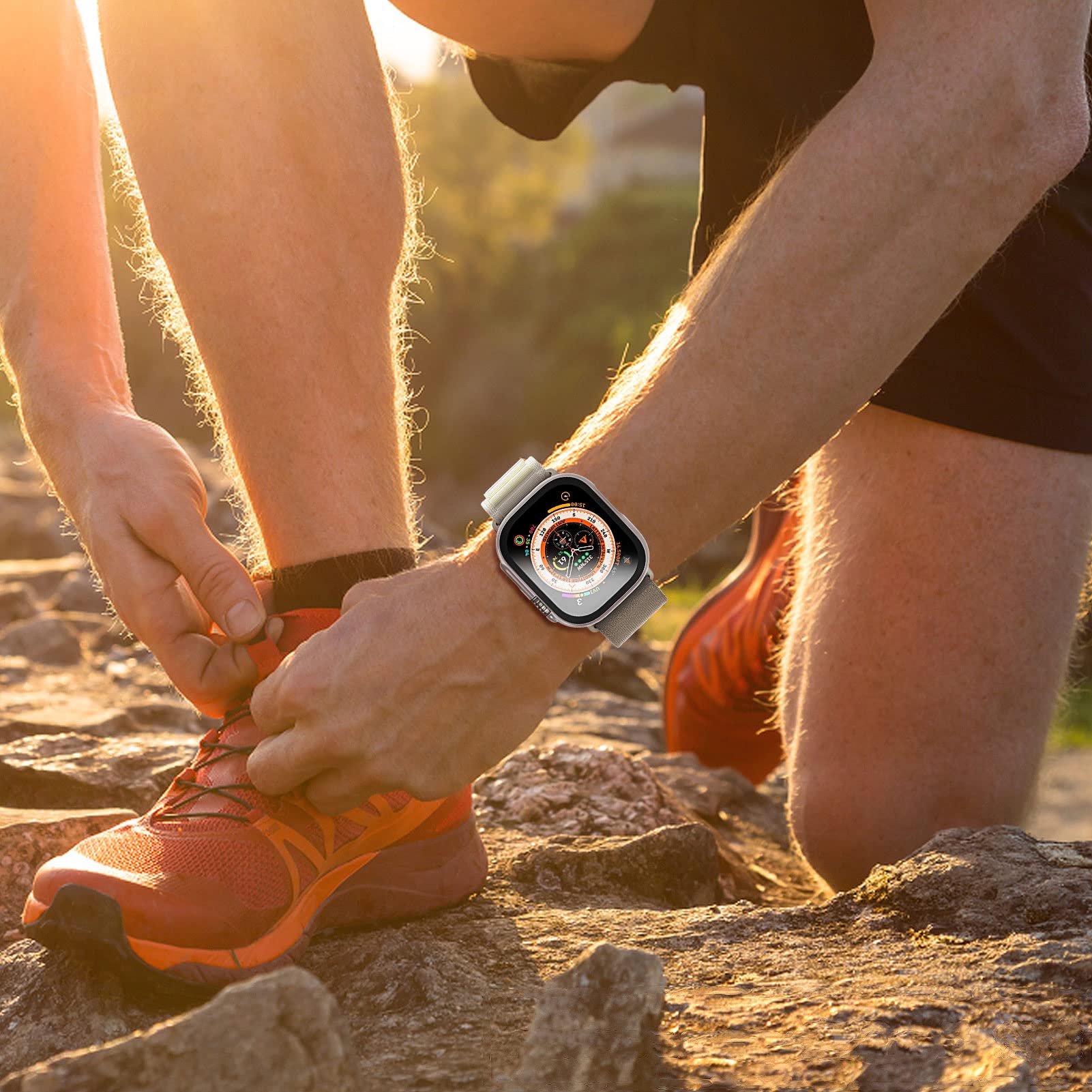 زجاج + حافظة لساعة أبل الترا 2 - مراجعة Smartwatch Band Accessories وسعره
