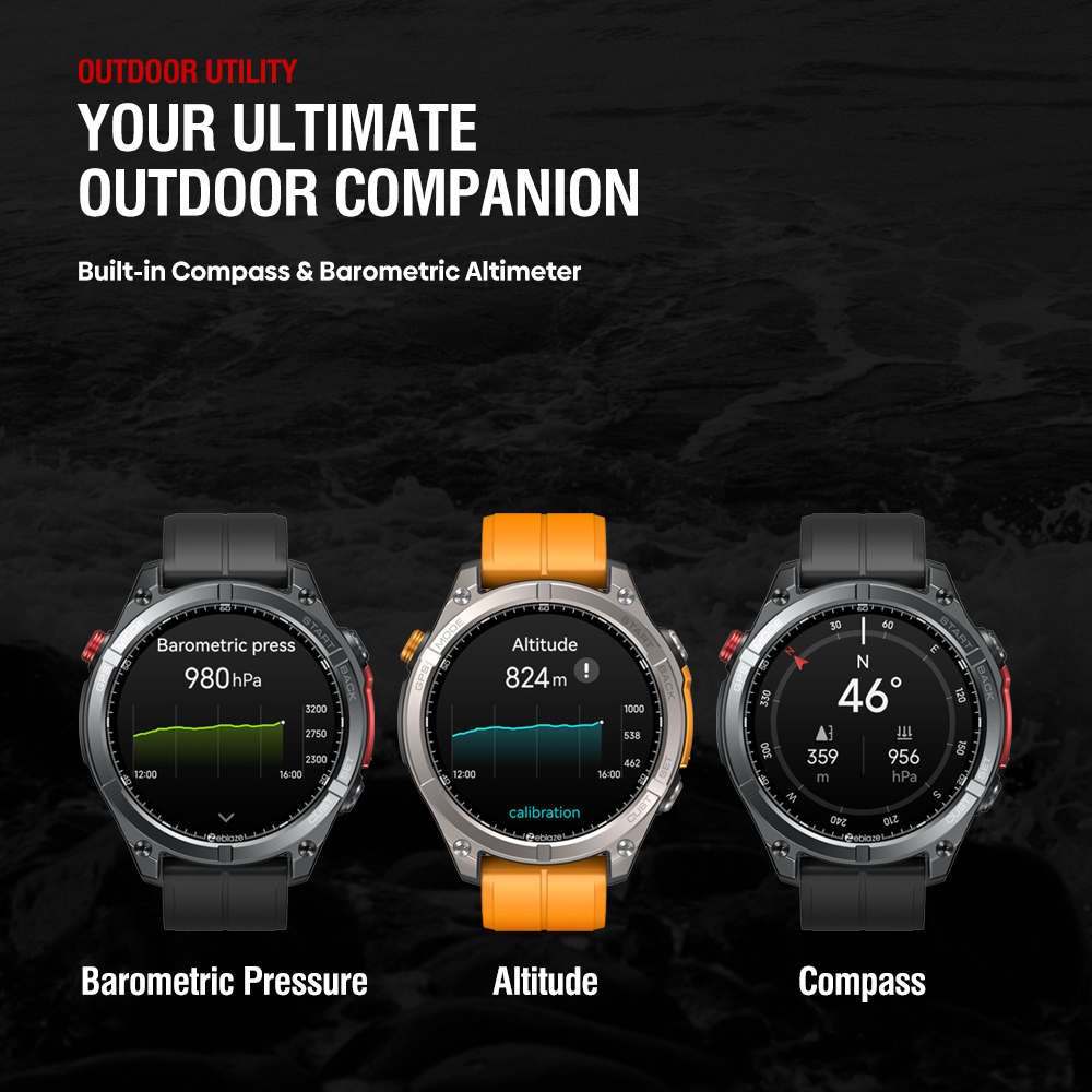 جديد Zeblaze Stratos 4 GPS ساع - مراجعة Smartwatch Nexus وسعره