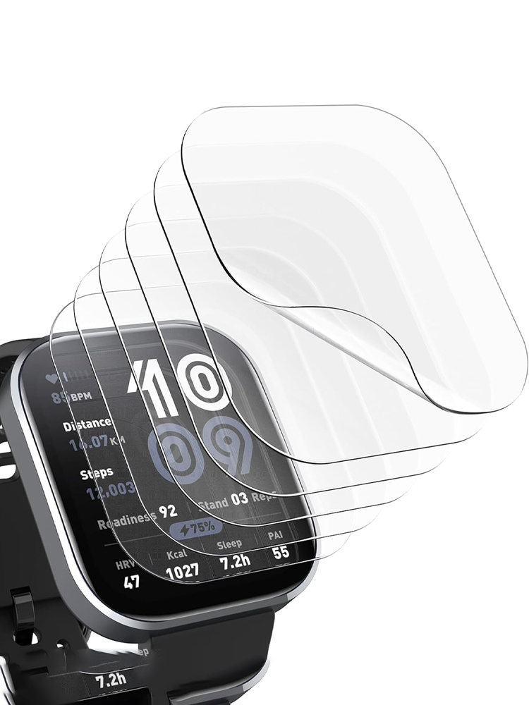واقي شاشة لهاتف Amazfit bip 6  - مراجعة Smartwatch Band Accessories وسعره