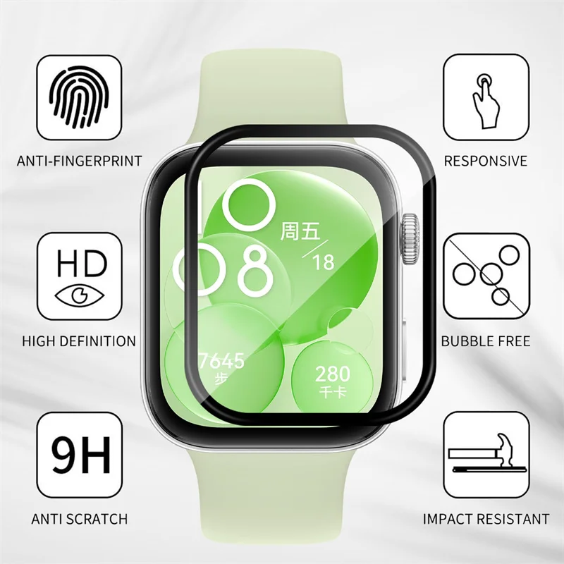 واقي شاشة ثلاثي الأبعاد لساعة  - مراجعة Huawei Smartwatch Accessories وسعره
