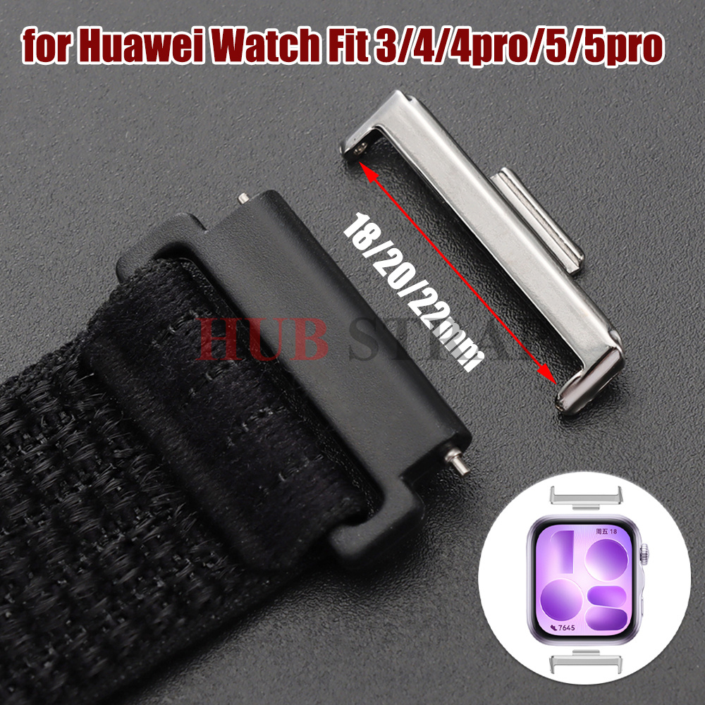موصل حزام معدني من الفولاذ الم - مراجعة Huawei Smartwatch Accessories وسعره